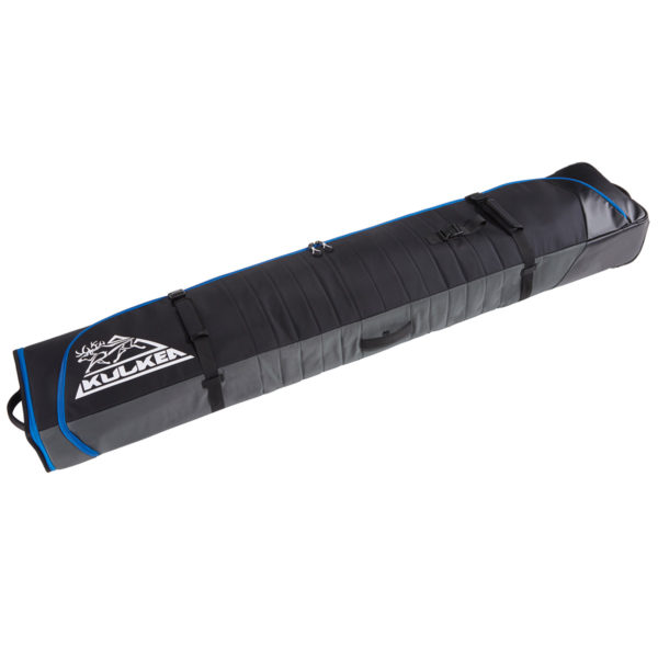 Kulkea Kantaja Double Roller Ski Bag - Black/Grey 2019-20 at Northern Ski Works