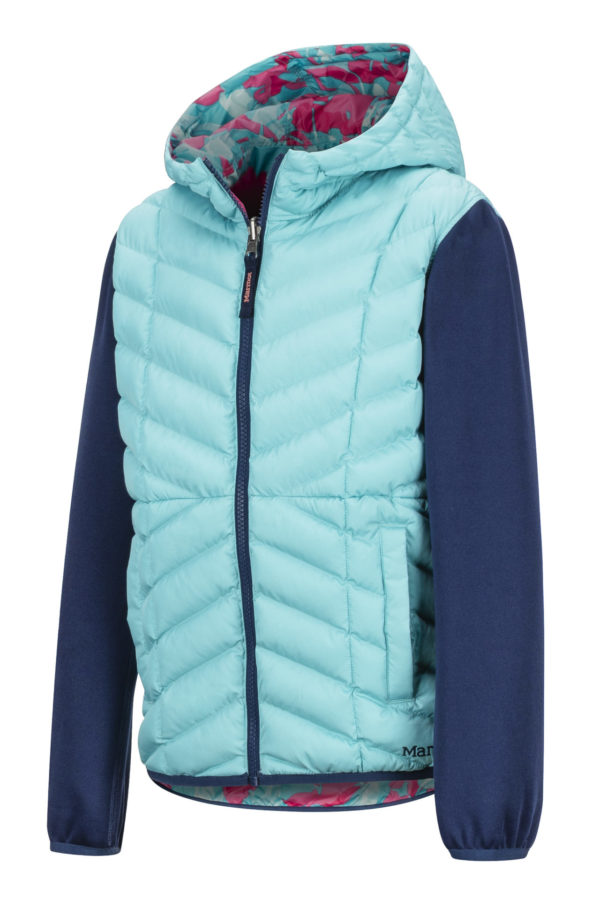 Marmot Girl's Featherless Rev Hoody 2019-20 at Northern Ski Works 1