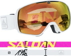 Salomon XT One Photo Sigma White QST Goggles - White/Photo Sigma Poppy Red 2020-21 at Northern Ski Works