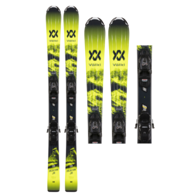 Volkl Deacon Jr VMotion Skis + 7.0 VMotion Jr R Bindings 2021 2020-21 at Northern Ski Works