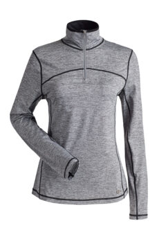 Nils Women's Sienna Body Zone 1 1/4 Zip Base Layer Top - Heather, Small 2020-21 at Northern Ski Works
