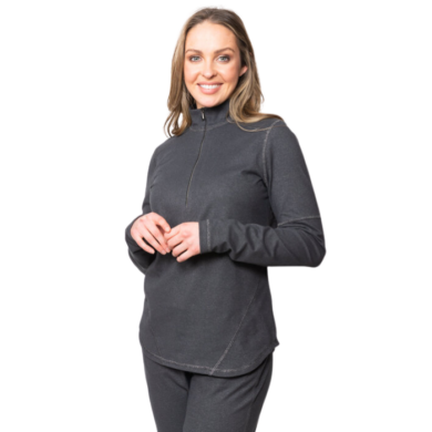 Sno Skins Women's Microfiber Zip Tee at Northern Ski Works