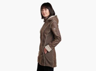 Kuhl Women's Dani Sherpa Trench Coat at Northern Ski Works 2