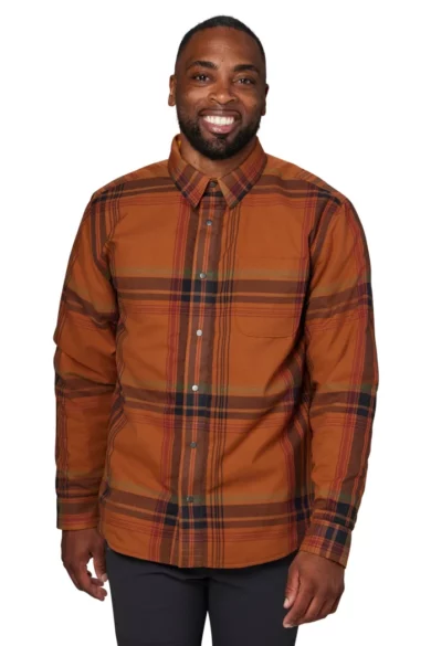 Flylow Men's Sinclair Insulated Flannel Shirt at Northern Ski Works 3