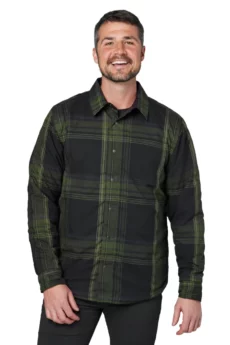 Flylow Men's Sinclair Insulated Flannel Shirt at Northern Ski Works 5