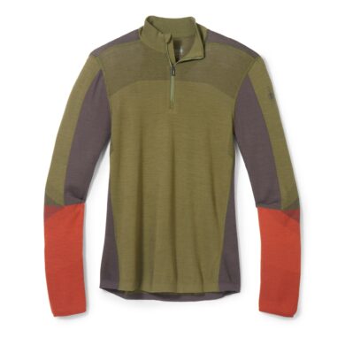 Smartwool Men's Intraknit Merino 200 Colorblock 1/4 Zip at Northern Ski Works