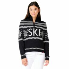 Krimson Klover Heidi Zip Neck Sweater at Northern Ski Works