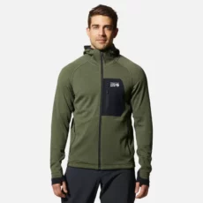 Mountain Hardwear Men's Polartec Power Grid Full Zip Hoody at Northern Ski Works 2