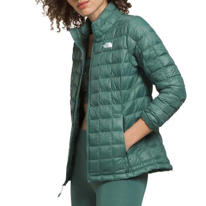 North face women's thermoball 2024 long jacket