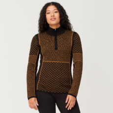 Krimson Klover Women's Pow Zip Neck Sweater at Northern Ski Works