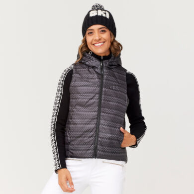 Krimson Klover Women's Vesta Hooded Reversible Vest at Northern Ski Works 6