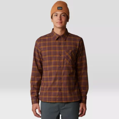 Mountain Hardwear Men's Voyager One Long Sleeve Shirt at Northern Ski Works 7