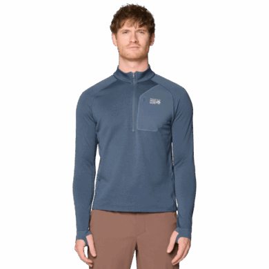 Mountain Hardwear Men's Up First Tech Fleece Quarter Zip at Northern Ski Works