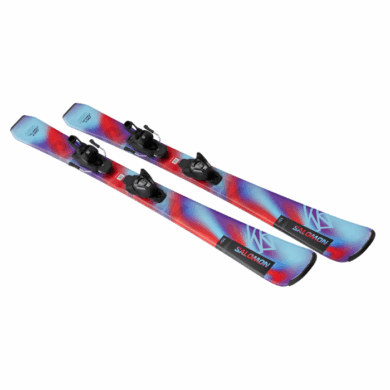 Salomon L QST Jr M Skis + L6 GW J2 70 Bindings - 130 cm at Northern Ski Works 2
