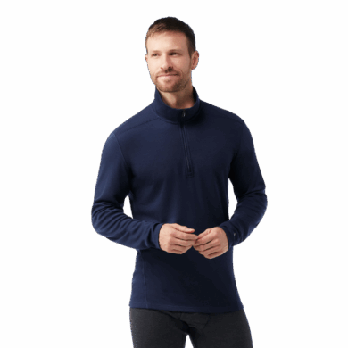 Smartwool Men's Classic Thermal Merino Base Layer 1/4 Zip at Northern Ski Works 5