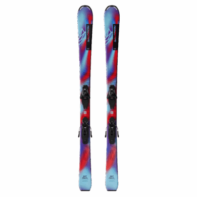 Salomon L QST Jr M Skis + L6 GW J2 70 Bindings - 130 cm at Northern Ski Works