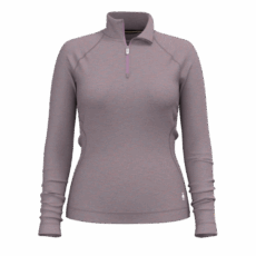 Smartwool Women's Classic Thermal Merino Base Layer 1/4 Zip at Northern Ski Works 4