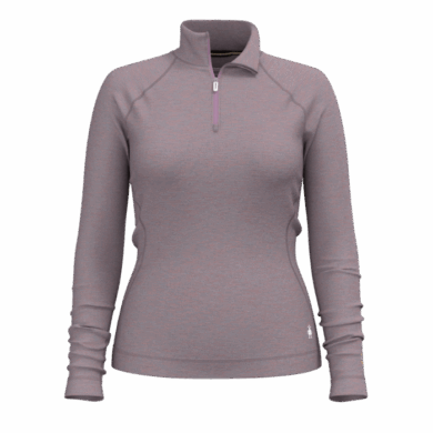 Smartwool Women's Classic Thermal Merino Base Layer 1/4 Zip at Northern Ski Works 4
