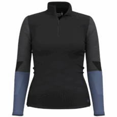 Smartwool Women's Intraknit Thermal Merino Base Layer Colorblock 1/4 Zip at Northern Ski Works