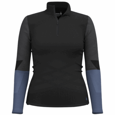 Smartwool Women's Intraknit Thermal Merino Base Layer Colorblock 1/4 Zip at Northern Ski Works