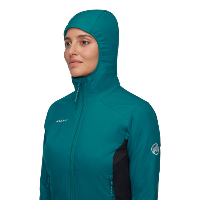 Mammut Women's Rime Light IN Hybrid Hooded Jacket at Northern Ski Works 2