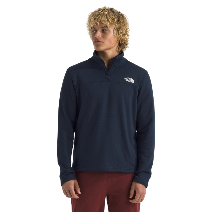 3-15.png The North Face Men's Cedar Trail Grid Fleece ¼ Zip - Image 1