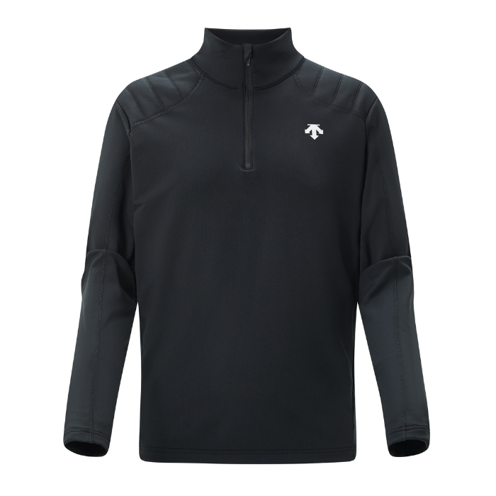 DWMYGB21_BLK_00.png Descente Men’s Piccard T-Neck - Image 1