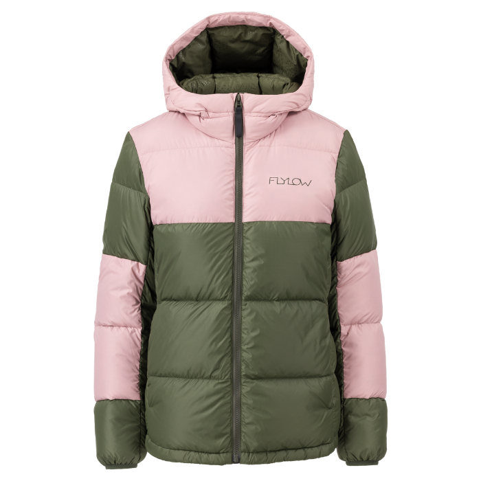F24_Betty-Down-Jacket_Evergreen-Dusty-Iris_front.png Flylow Women’s Betty Down Jacket - Image 1