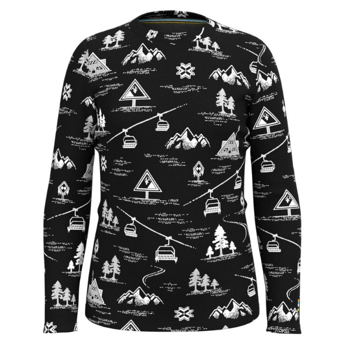 Kids-Classic-Thermal-Merino-Base-Layer-Crew-Black.png Smartwool Kids' Classic Thermal Merino Base Layer Crew - Image 1