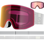 Salomon Sentry Prime SIGMA Goggles - White/Poppy Red