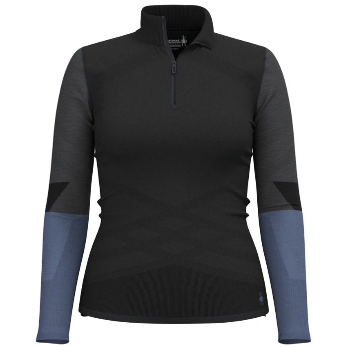 Womens-Intraknit-Thermal-Merino-Base-Layer-Colorblock-Quarter-Zip-1.png Smartwool Women's Intraknit Thermal Merino Base Layer Colorblock 1/4 Zip - Image 1